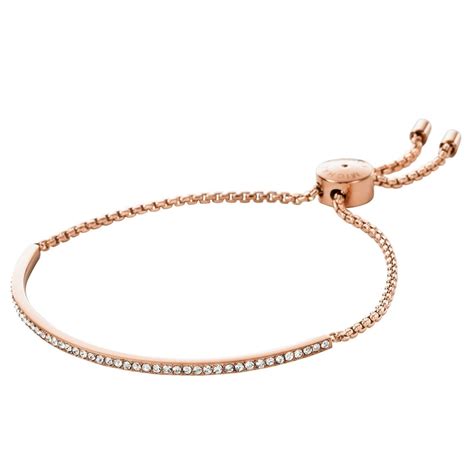 michael kors necklaces rose gold bar diamond|Michael Kors rose gold bangle.